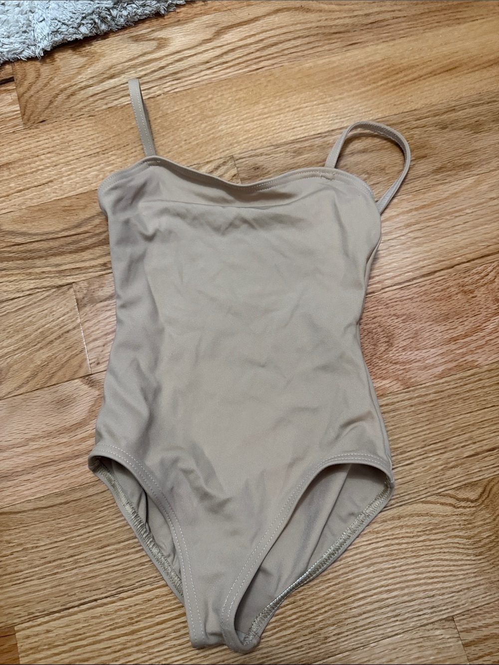 Capezio Beige Girls' One-Piece Leotard Swimwear